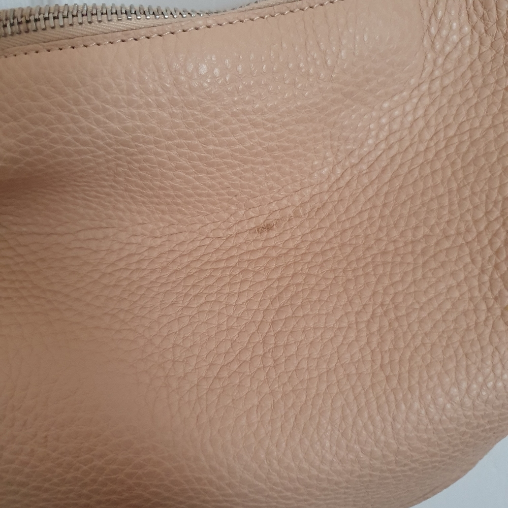 Versace Vintage Beige calfskin grained leather shoulder bag - Picture 4 of 7